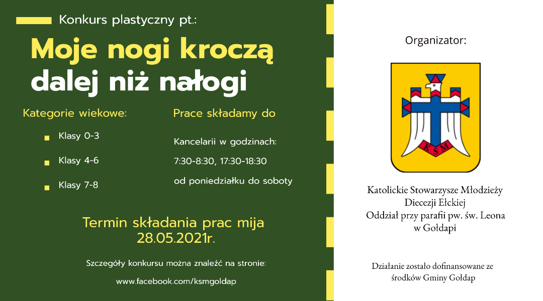 Read more about the article Wyniki konkursu „Moje nogi kroczą dalej niż nałogi”