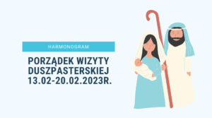 Porządek Wizyty Duszpasterskiej 13.02-20.02.2023r.