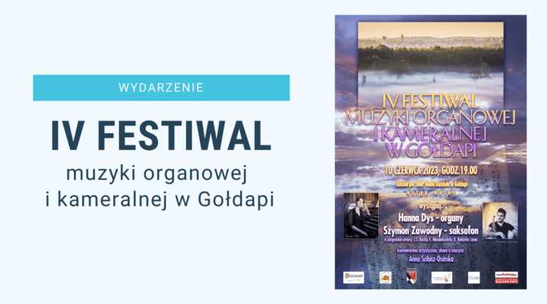 Read more about the article IV Festiwal Muzyki Organowej i Kameralnej