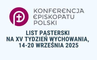 List Pasterski na XV Tydzień Wychowania 2025 rok